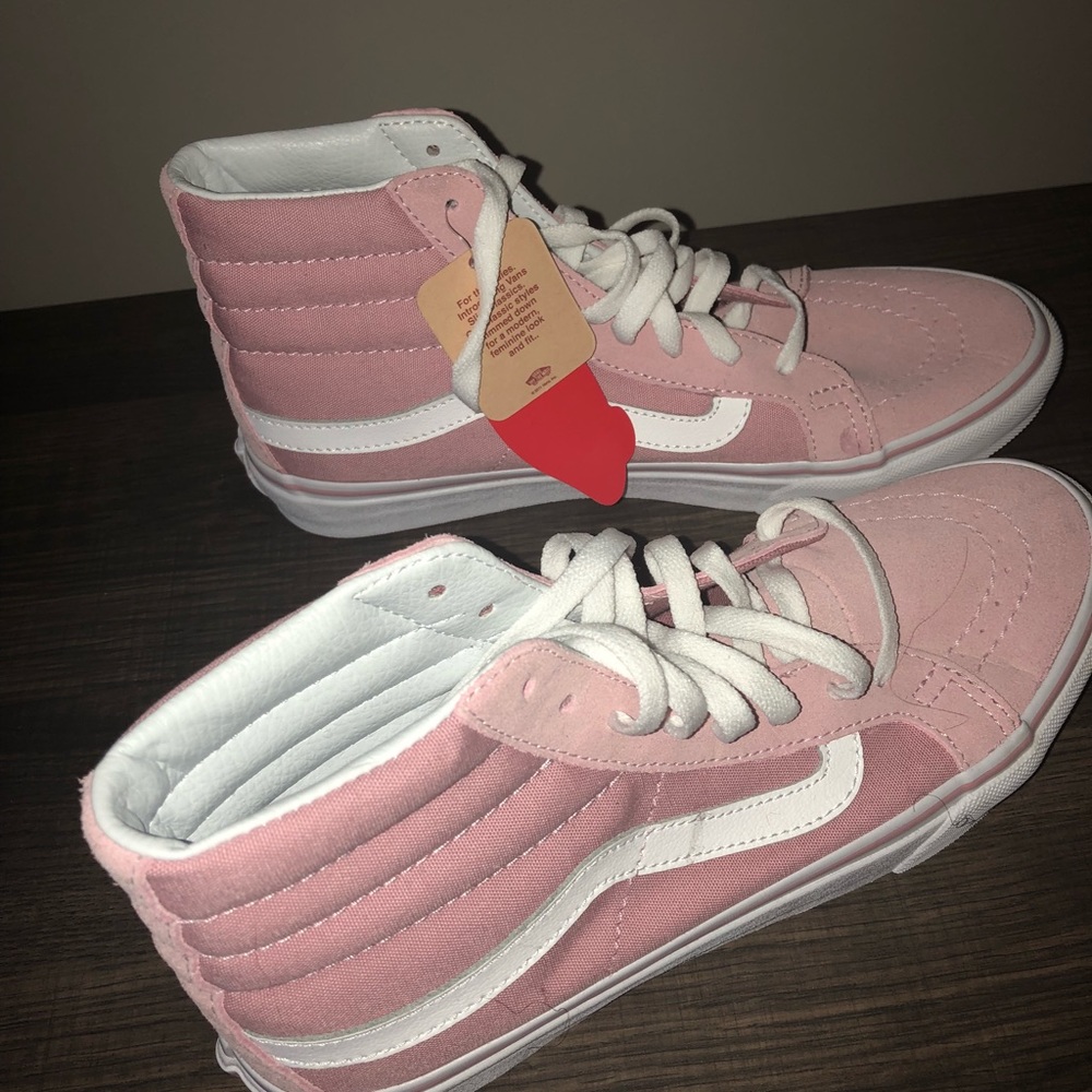 Pink classic high top vans